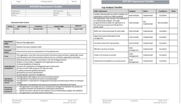Disclosure checklist